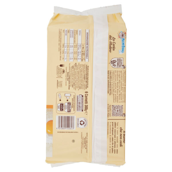 Mulino Bianco Cornetti Albicocca Merenda senza Additivi Conservanti 6 pezzi 300g - immagine 2