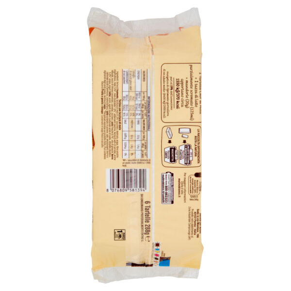 Mulino Bianco Tartelle Cuor di Mela Merenda con Mele 100% Italiane 6 pezzi 288g - immagine 2