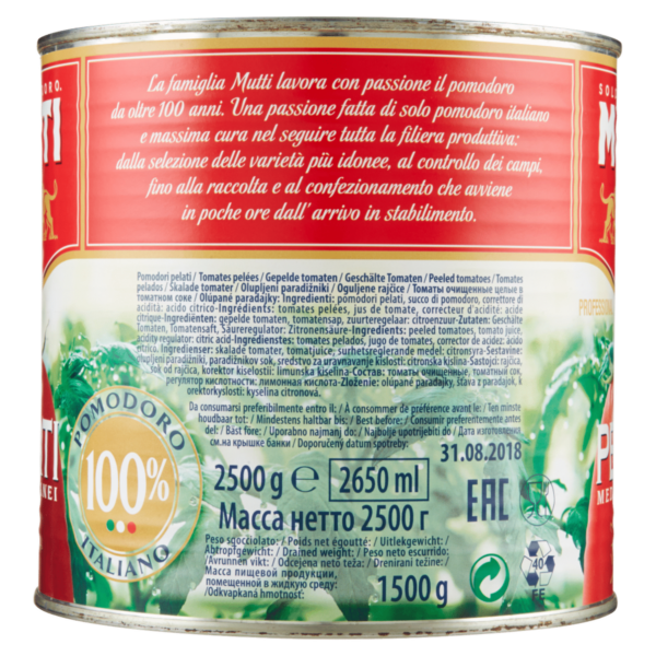 Mutti Pelati Mediterranei 2500 g - immagine 2