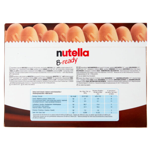 Nutella B-ready 10 x 22 g - immagine 2