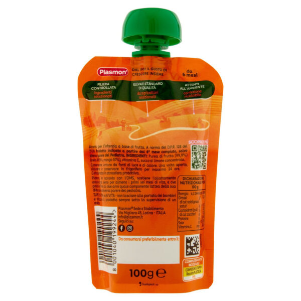 Plasmon 100% Mela e Mango 100 g - immagine 2