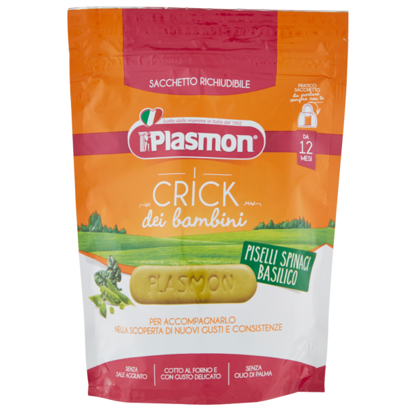 Plasmon i Crick dei bambini Piselli Spinaci Basilico 100 g