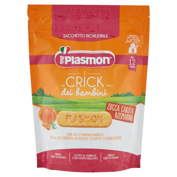 Plasmon i Crick dei bambini Zucca Carota Rosmarino 100 g