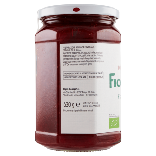 Rigoni di Asiago Fiordifrutta Fragole e fragoline di bosco bio 630 g - immagine 2