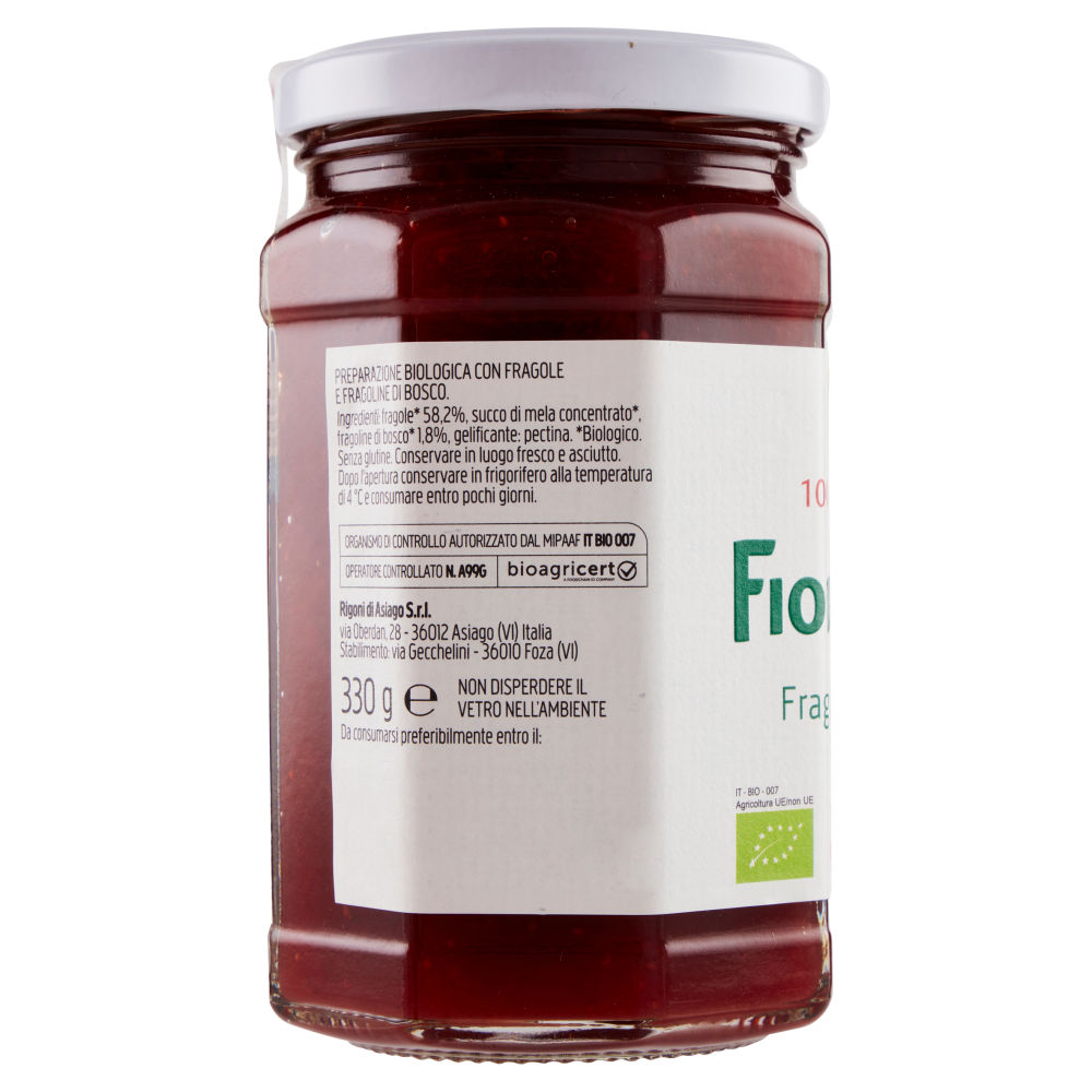 Rigoni di Asiago Fiordifrutta Fragole e fragoline di bosco bio 330 g - immagine 2