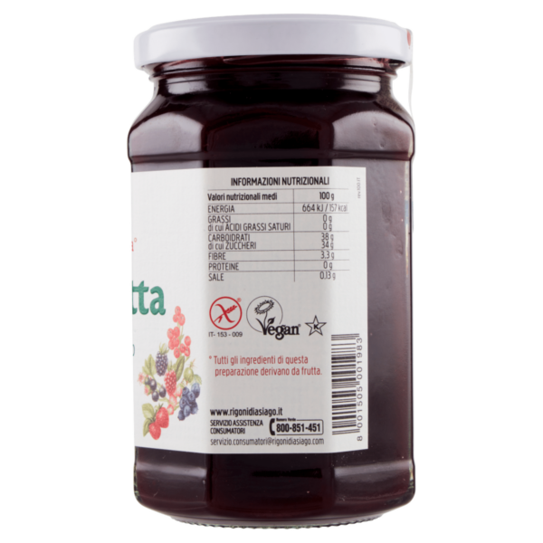 Rigoni di Asiago Fiordifrutta frutti di bosco bio 330 g - immagine 3