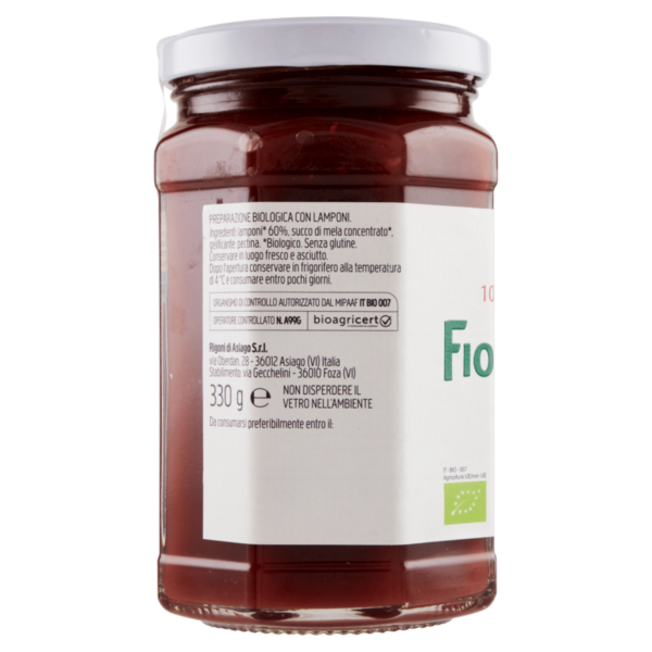 Rigoni di Asiago Fiordifrutta Lamponi bio 330 g - immagine 2