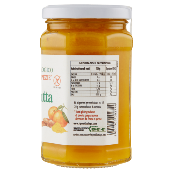 Rigoni di Asiago Fiordifrutta Mandarino e curcuma bio 340 g - immagine 3