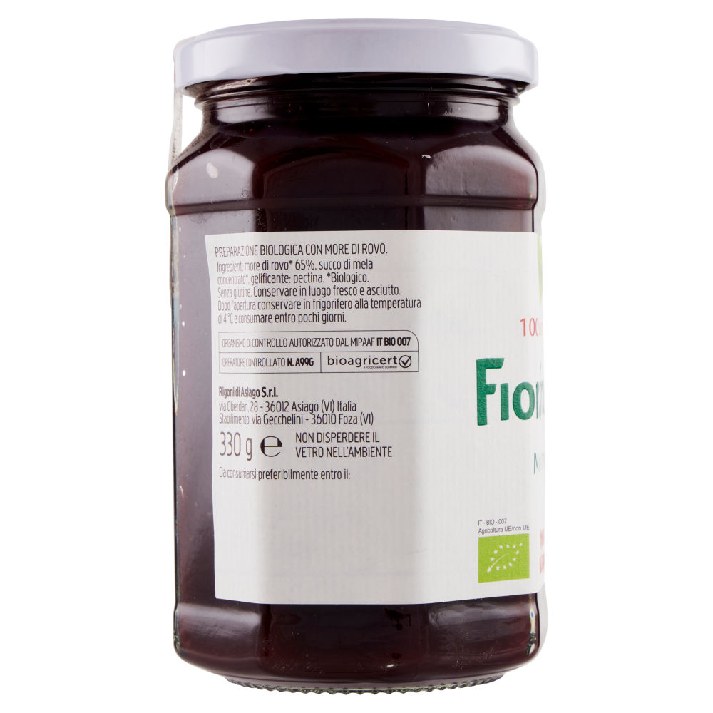 Rigoni di Asiago Fiordifrutta More di rovo bio 330 g - immagine 3