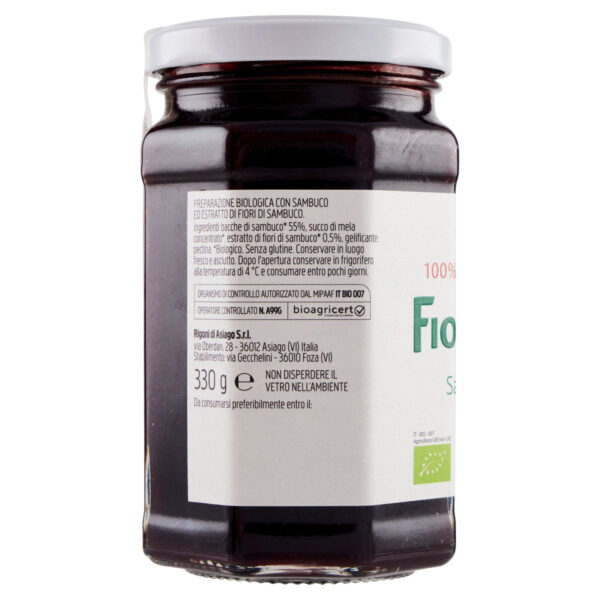 Rigoni di Asiago Fiordifrutta Sambuco e fiori di sambuco bio 330 g - immagine 2