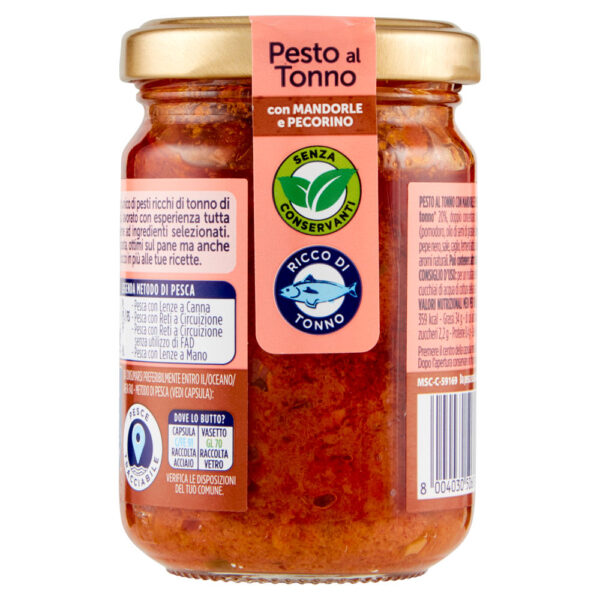 Rio mare Pesto al Tonno con Mandorle e Pecorino 130 g - immagine 2