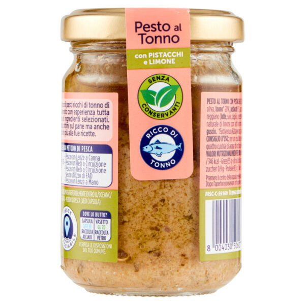 Rio mare Pesto al Tonno con Pistacchi e Limone 130 g - immagine 2