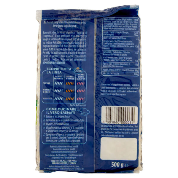 Riso Scotti Basmati Profumato 500 g - immagine 2