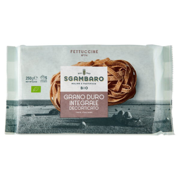 Sgambaro Fettuccine integrali biologiche n.74 250 g