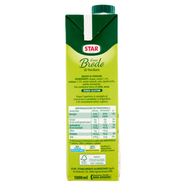 Star il mio Brodo di Verdure 1000 ml - immagine 4