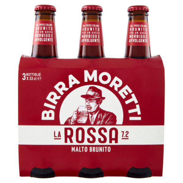 Birra Moretti la Rossa 7.2  3 x 33 cl