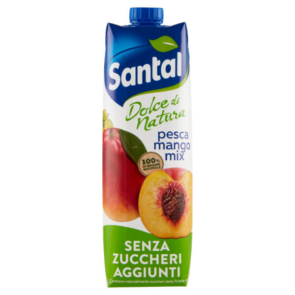 Santàl Dolce di Natura pesca mango mix Senza Zuccheri Aggiunti 1000 ml