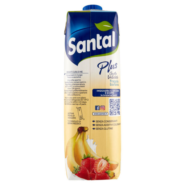 Santàl Plus Gusto Vellutato fragola banana 1000 ml - immagine 2