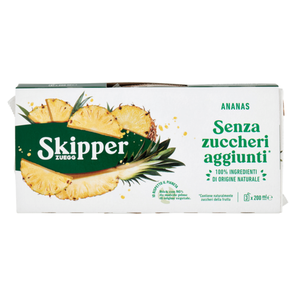 Skipper Ananas Senza zuccheri aggiunti* 3 x 200 ml