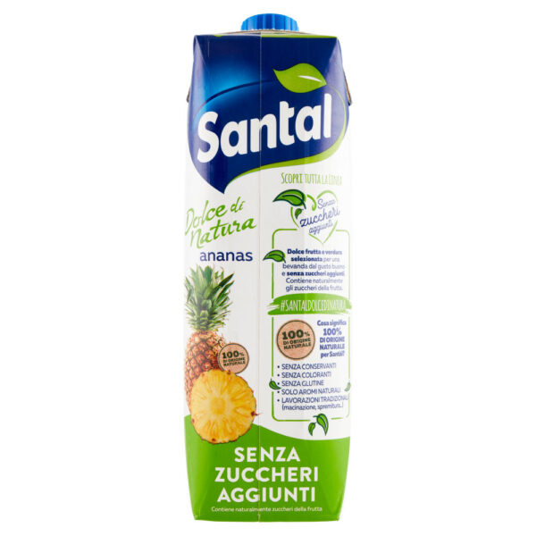 Santàl Dolce di Natura ananas Senza Zuccheri Aggiunti 1000 ml - immagine 2