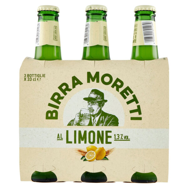 Birra Moretti al Limone 3 x 33 cl