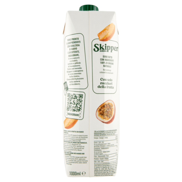 Skipper Senza zuccheri aggiunti* Mango Passion 1000 ml - immagine 3