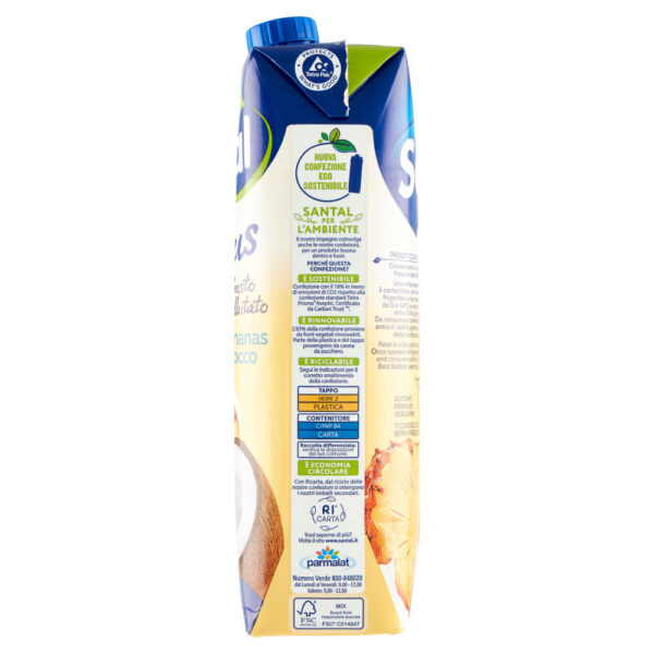 Santàl Plus Gusto Vellutato ananas cocco 1000 ml - immagine 3