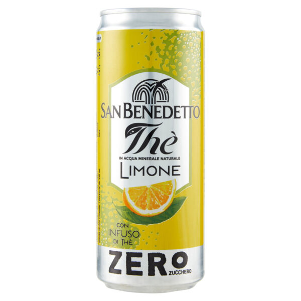 Thè Limone Zero Zucchero lattina sleek 0,33 L