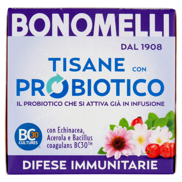 Bonomelli Tisane con Probiotico Difese Immunitarie 10 Filtri 20 g