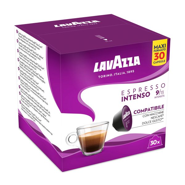 LAVAZZA Capsule Lavazza Espresso Intenso per macchine Espresso Nescafè DolceGusto DOLCEGUSTO INTENSO 30CAPS, 0,24 kg - immagine 3