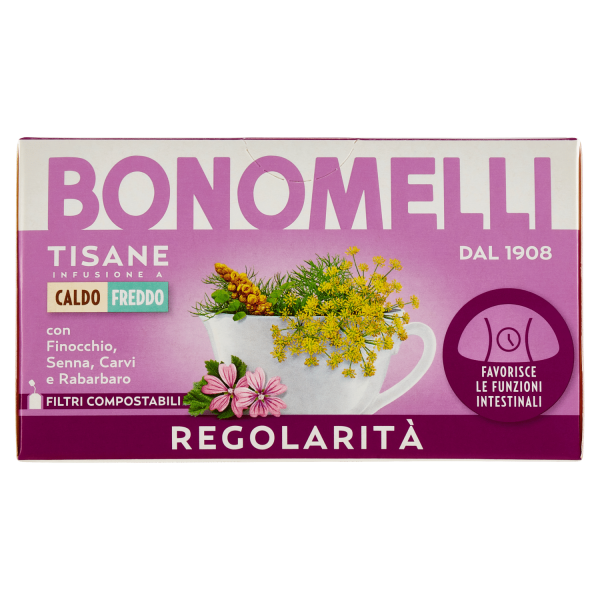 Bonomelli Tisane Regolarità 16 Filtri 32 g