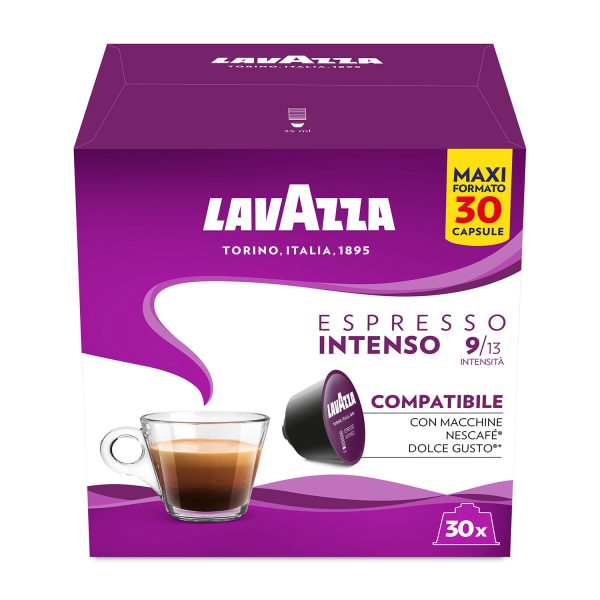 LAVAZZA Capsule Lavazza Espresso Intenso per macchine Espresso Nescafè DolceGusto DOLCEGUSTO INTENSO 30CAPS, 0,24 kg