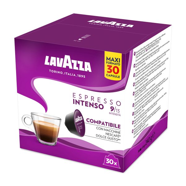 LAVAZZA Capsule Lavazza Espresso Intenso per macchine Espresso Nescafè DolceGusto DOLCEGUSTO INTENSO 30CAPS, 0,24 kg - immagine 2