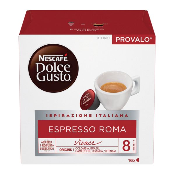 NESCAFE' DOLCE GUSTO Capsule Dolce Gusto Roma NDG ESPRESSO ROMA, 0,112 kg