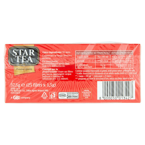 Star Tea Classico 25 x 1,5 g - immagine 3