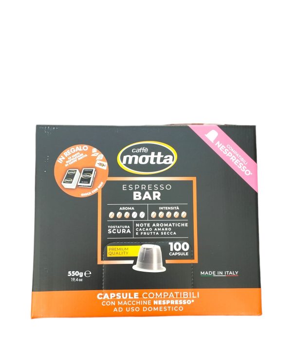 CAFFE' MOTTA 100 CAPSULE ESPRESSO BAR