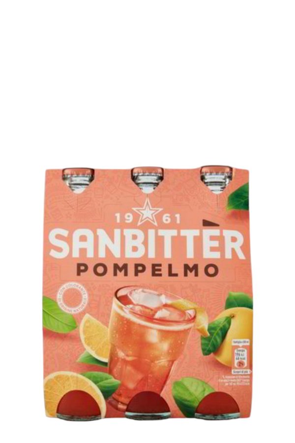 APERITIVO ANALCOLICO POMPELMO SANBITTER ML. 200 X 3 PZ.