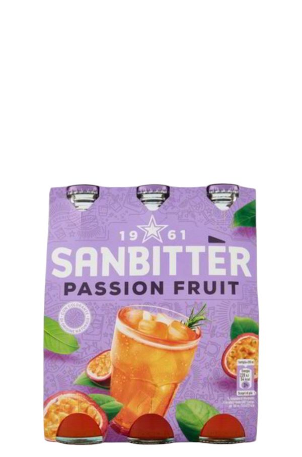 APERITIVO ANALCOLICO PASSION FRUIT SANBITTER ML. 200 X 3 PZ.