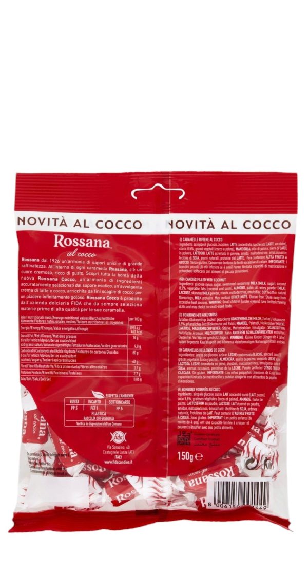 ROSSANA CARAMELLA AL COCCO 150 GR - immagine 2