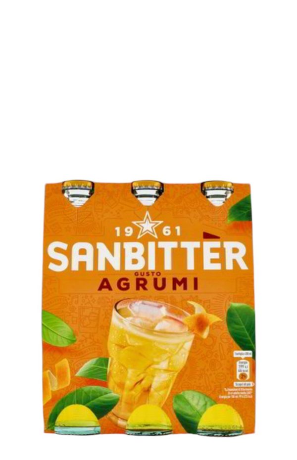 SANBITTER APERITIVO ANALCOLICO AGRUMI CL.20X3 SANBITTER ML. 200 X 3 PZ.