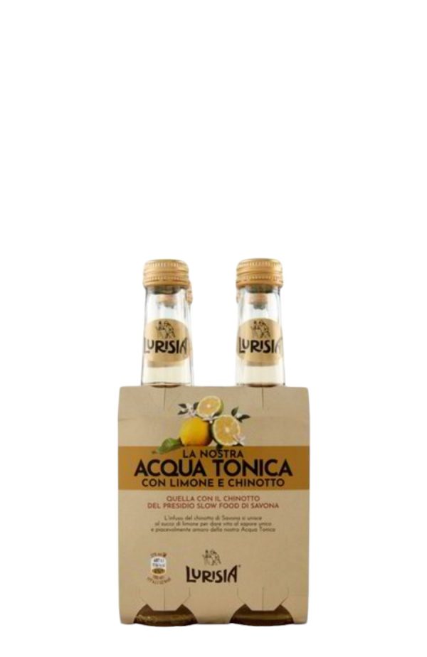 ACQUA TONICA CON LIMONE E CHINOTTO LURISIA ML. 275 X 4 PZ.