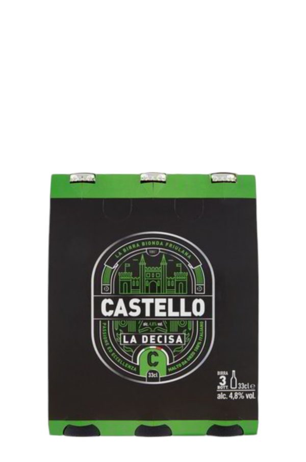 BIRRA LAGER BOTTIGLIA CASTELLO CL. 33 X 3 PZ.