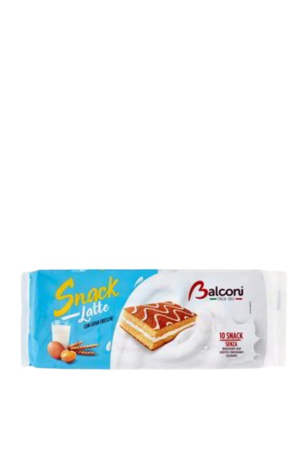 SNACK LATTE PZ. 10 BALCONI GR. 280