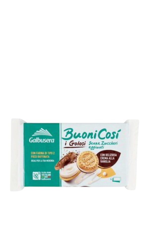 FROLLINI GOLOSI CON CREMA ALLA VANIGLIA GALBUSERA GR. 40 X 4 PZ.