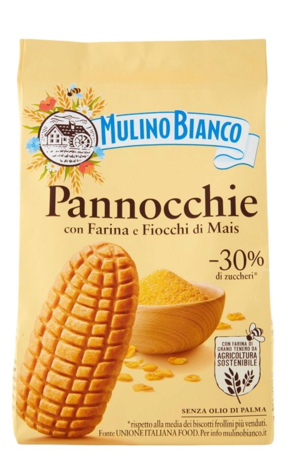 PANNOCCHIE CON FARINA E FIOCCHI DI MAIS MULINO BIANCO GR. 350