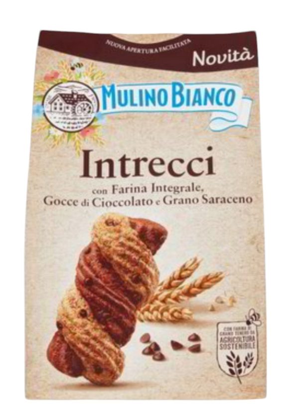 INTRECCI INTEGRALI CON GOCCE DI CIOCCOLATO MULINO BIANCO GR. 300