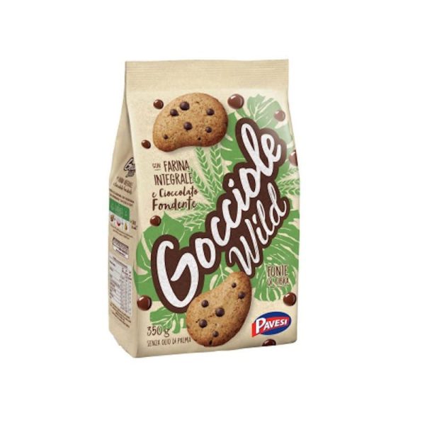 Gocciole wild integrale con cioccolato fondente 350gr