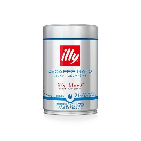 DECAFFEINATO IN GRANI 100% ARABICA ILLY GR.250