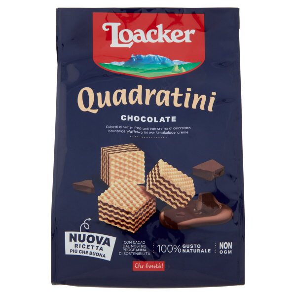 WAFER QUADRATINI CACAO LOACKER GR.250