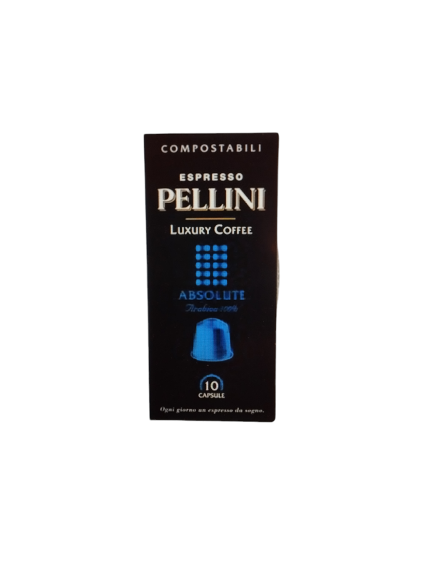 CAPSULE LUXURY COFFEE ESPRESSO ABSOLUTE PELLINI CAFFE' PZ. 10